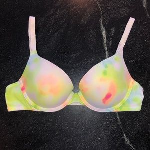 NWOT Victoria Secret PINK Tie Dye Bra 34A